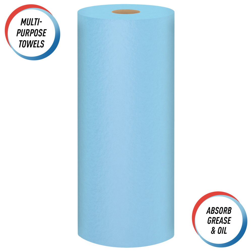 Scott Shop Towels Original, Roll, Blue Shop Towels