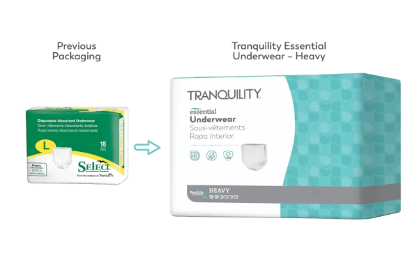 Tranquility Essential Underwear, Unisex, Heavy Absorbency - Clearance