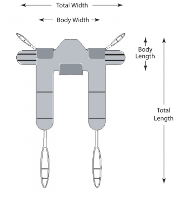Lumex Padded Toilet Sling