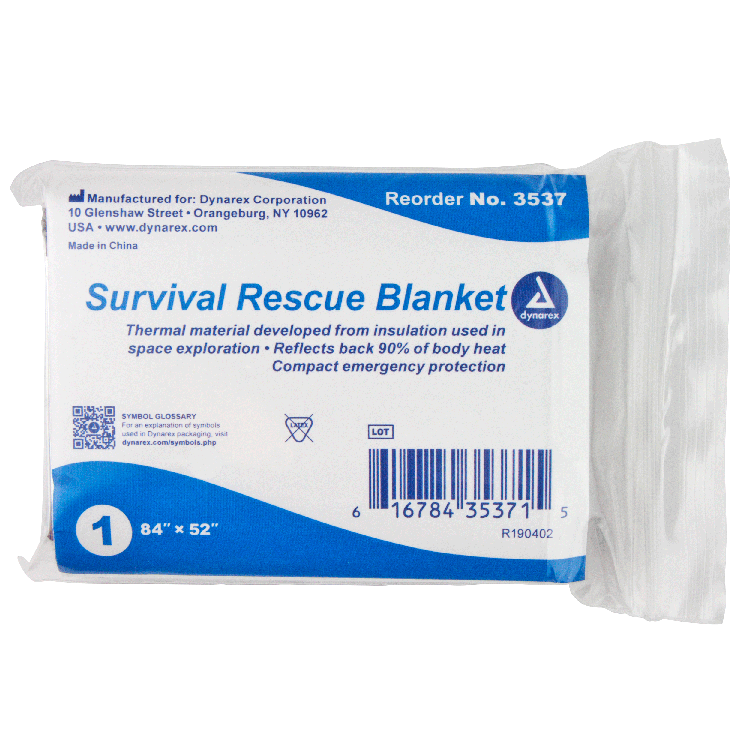 Emergency Survival Rescue Blanket 84" x 52"