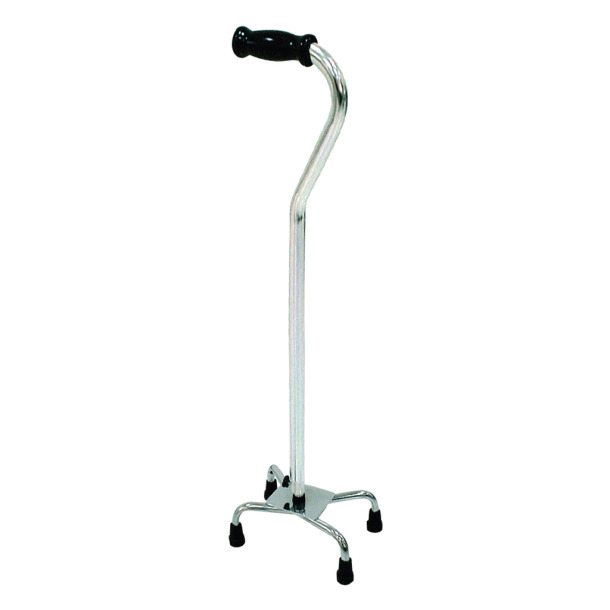 Bariatric Quad Cane, Vinyl Contoured Hand Grip