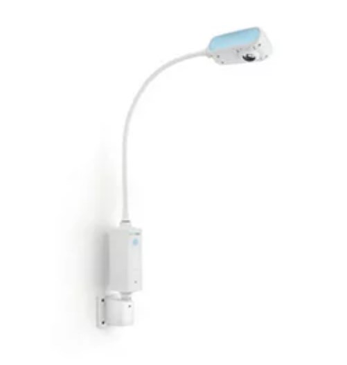 Exam Light Green Series 300 Table and Wall Mount