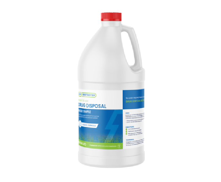 Rx Destroyer Drug Disposal System for Liquid Medication