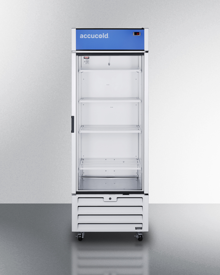 30" Wide Commercial Beverage Freezerless Refrigerator with RHD Door Swing