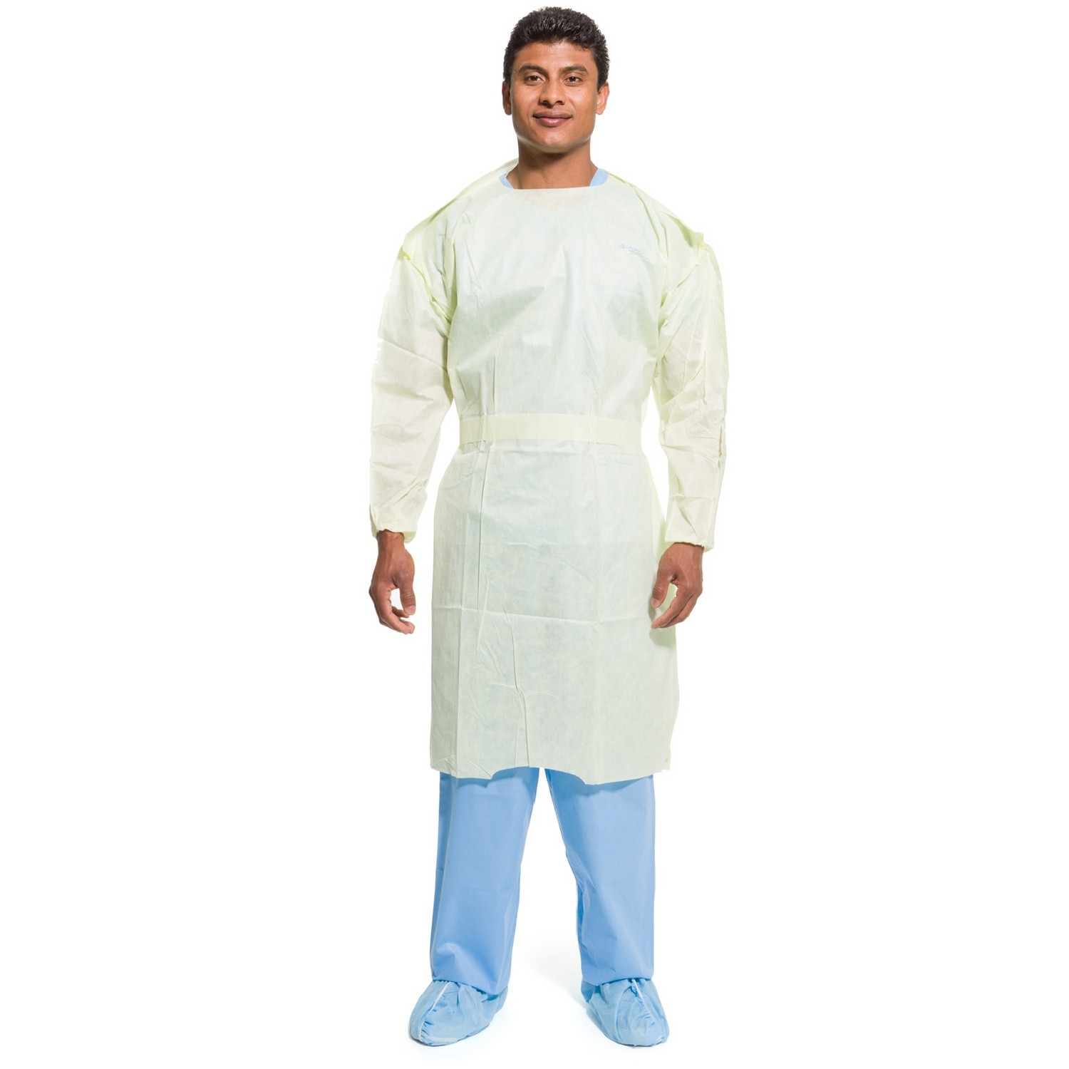 TriLayer AAMI2 Isolation Gowns, Blue