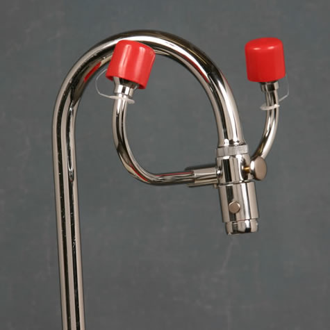OK-IIE Opti-Klens II Face and Eyewash with Eliminator Valve for Standard Faucets