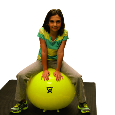 Inflatable Exercise Balls with Stability Feet