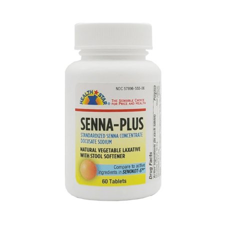Stool Softener Senna Plus Tablet, 50 mg