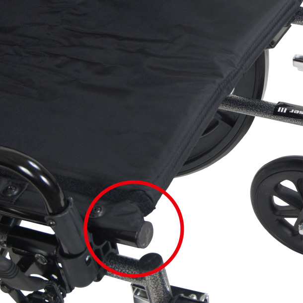 Cruiser III Light Weight Wheelchair with Flip Back Removable Arms, Full Arms, 20" Seat