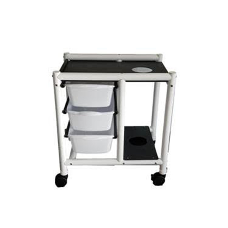 Deluxe New Era Patented Infection Control Crash Cart with Pull Out Bins