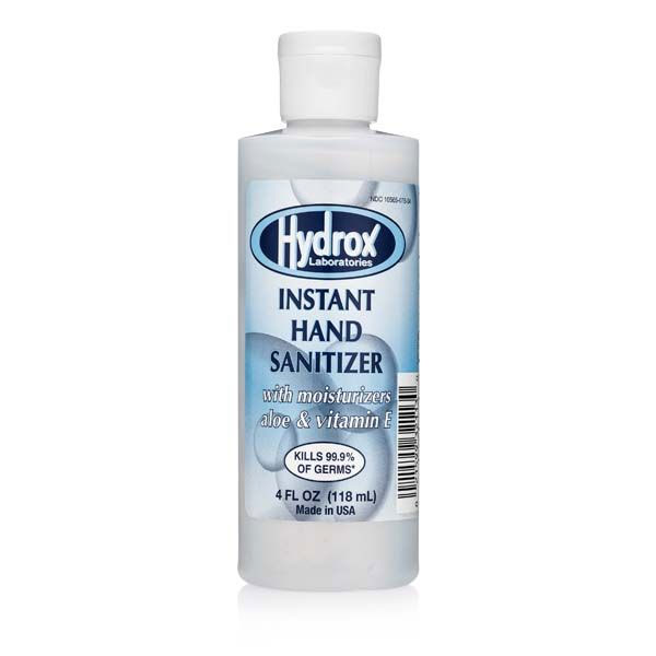 Hand Sanitizer Gel 4 oz, 70% Ethyl Alcohol Unscented