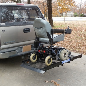 Electric Carrier Steel Platform 18" Actuator 12 Volt DC Motor