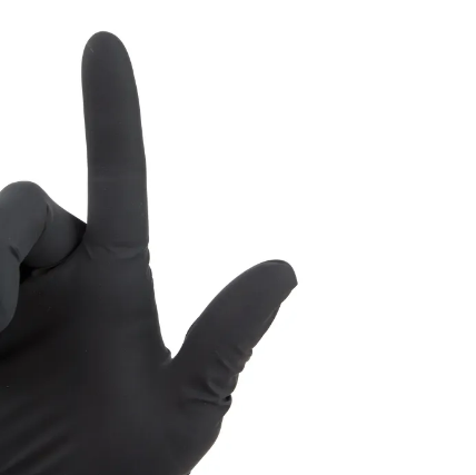 Black Arrow Latex Exam Gloves, Powder Free, Non Sterile