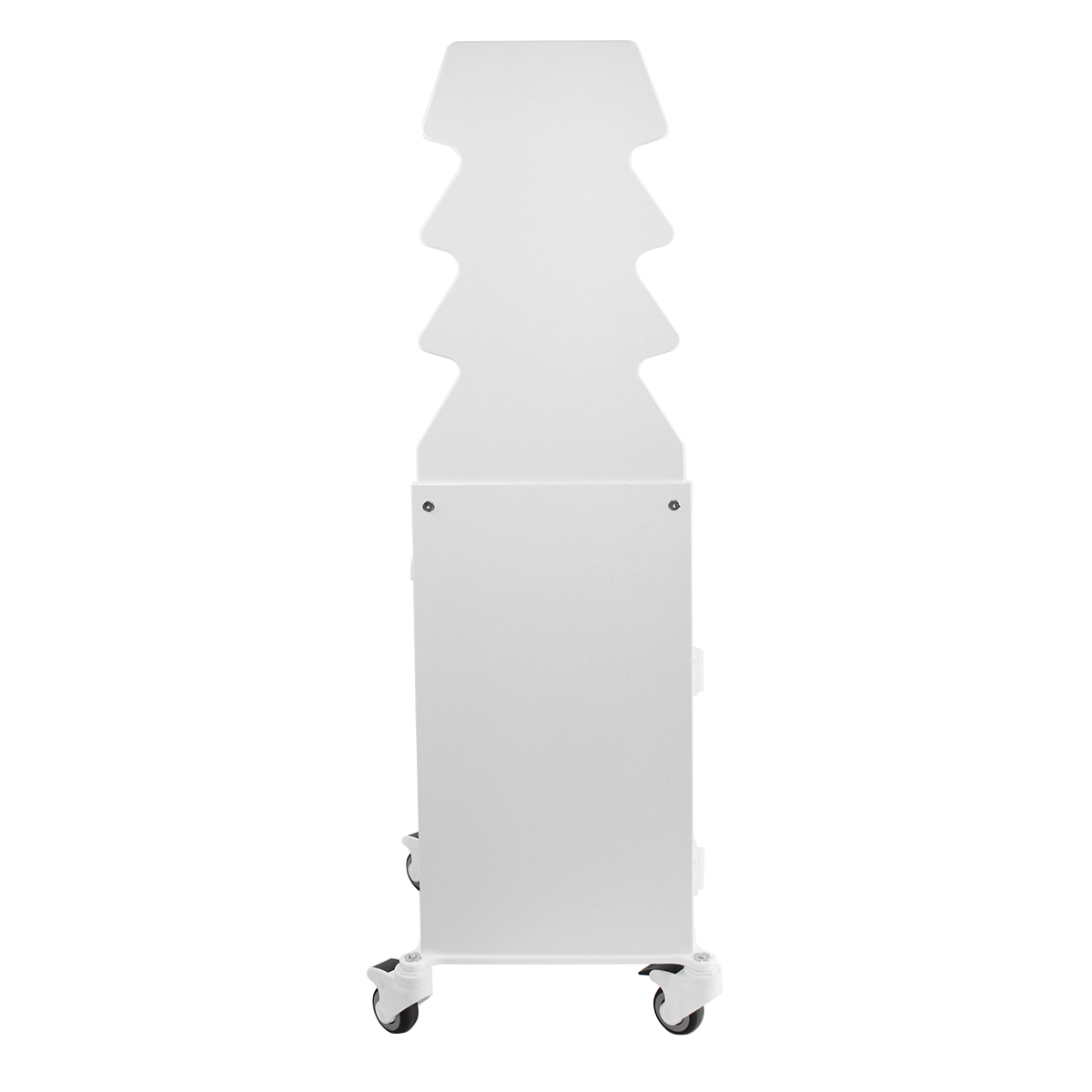 Tall Slanted Suture Cart With Clear Door