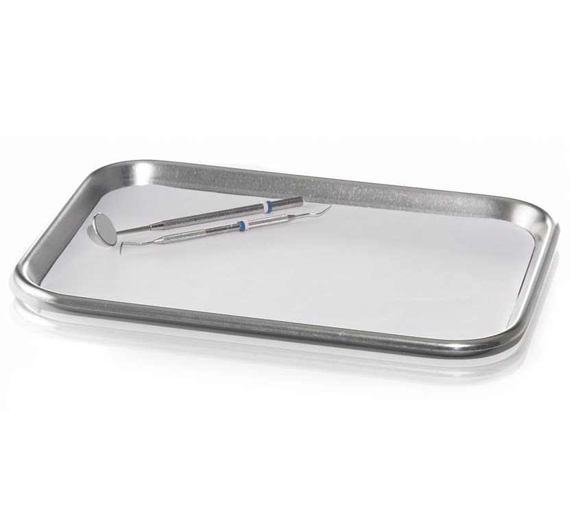 Safe Basics Rectangular Dental Tray Cover, 8.5" x 12.25"