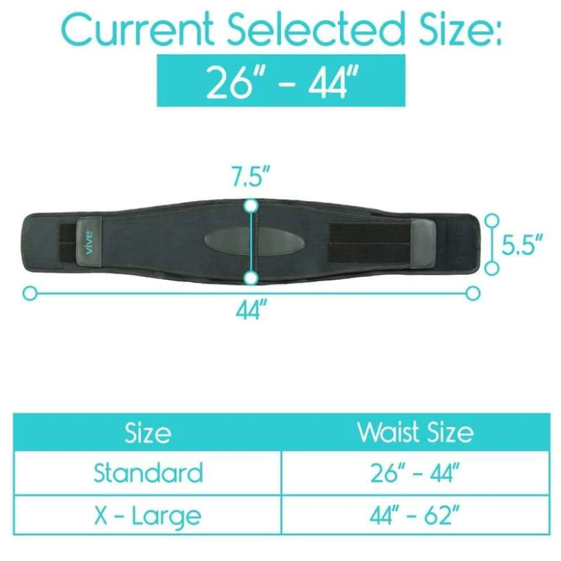 Back Brace - Lower Support Belt for Posture & Lumbar