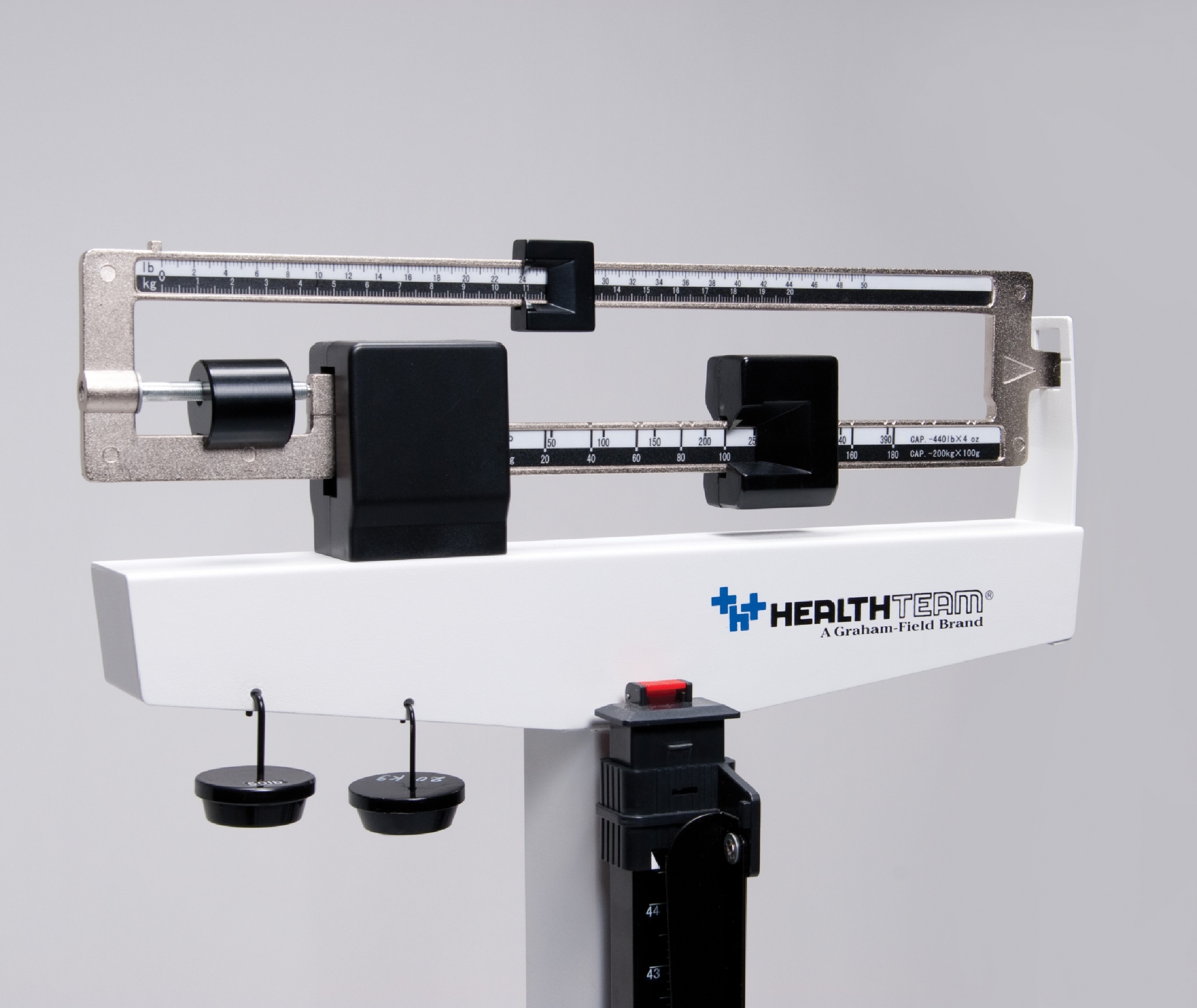 Physician Mechanical Beam Scale with Wheels