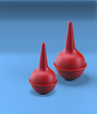 Ear / Ulcer Bulb Syringes, Red
