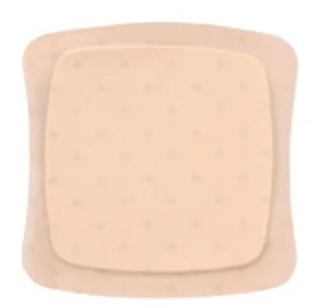Ag Foam Dressing, Sacral, 8" x 7"