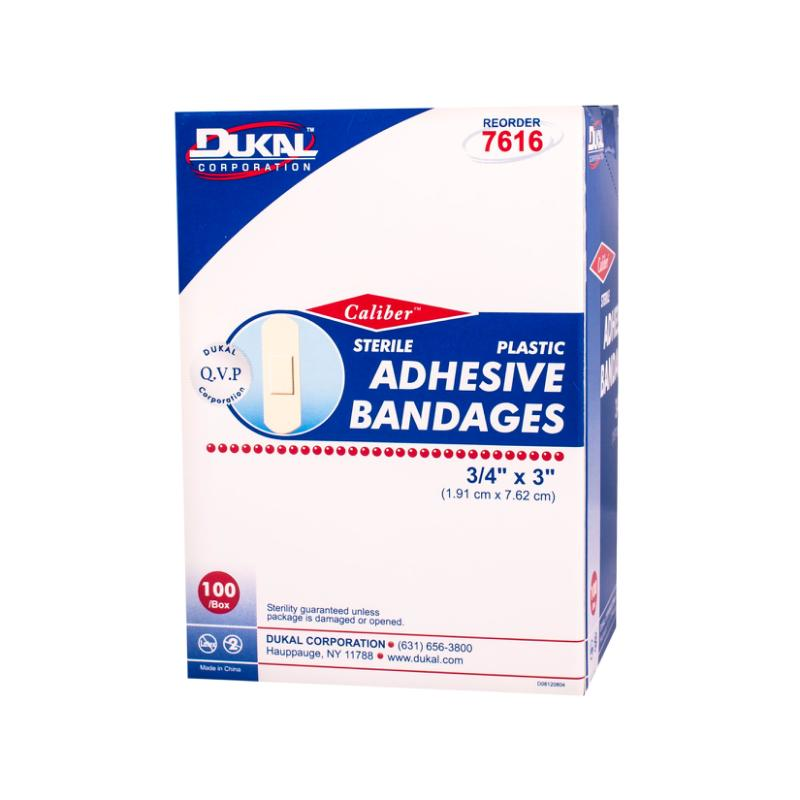 Caliber Adhesive Bandages, Sterile