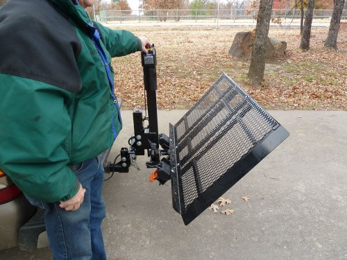 Electric Carrier Steel Platform 18" Actuator 12 Volt DC Motor