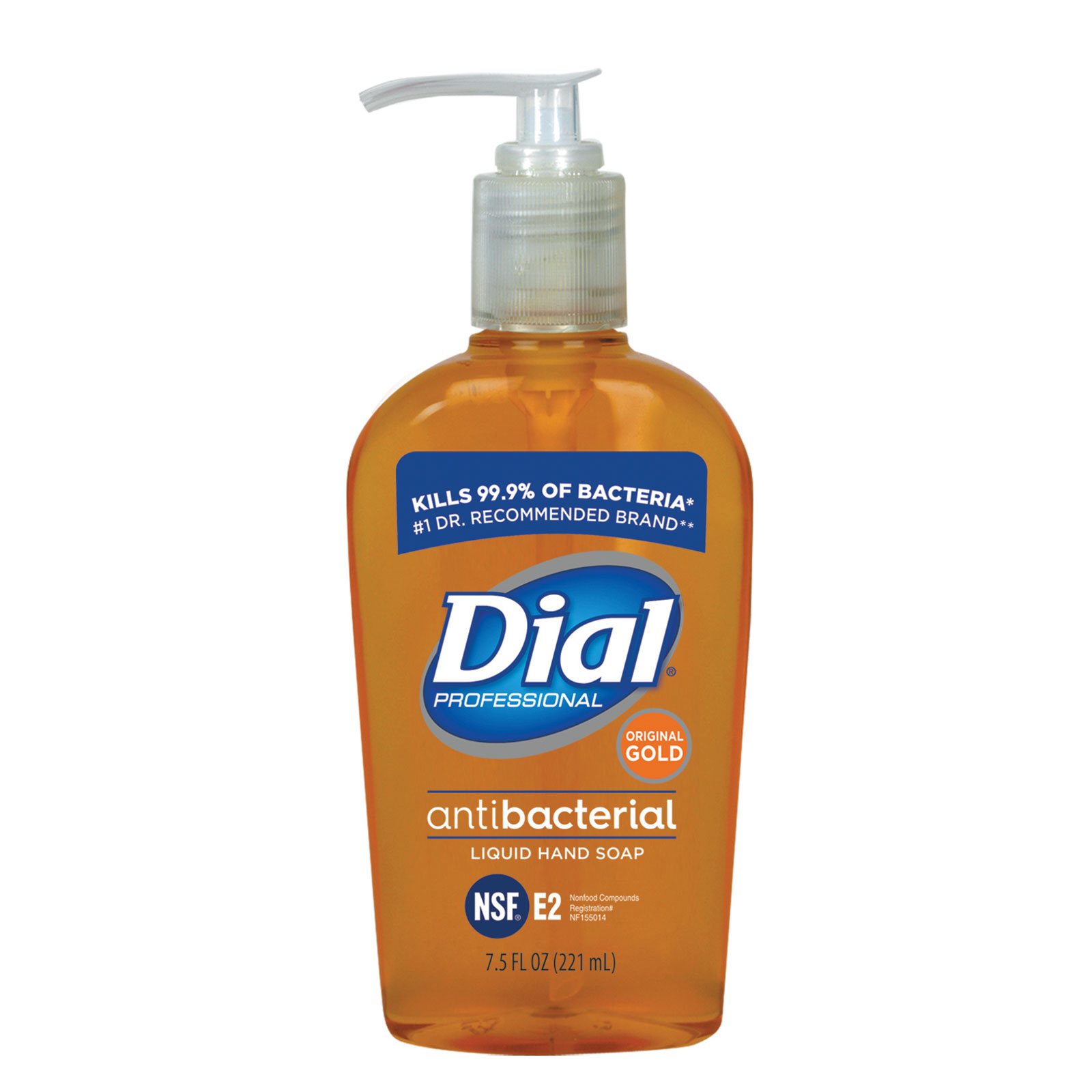Gold Antibacterial Liquid Hand Soap, Tabletop Pump