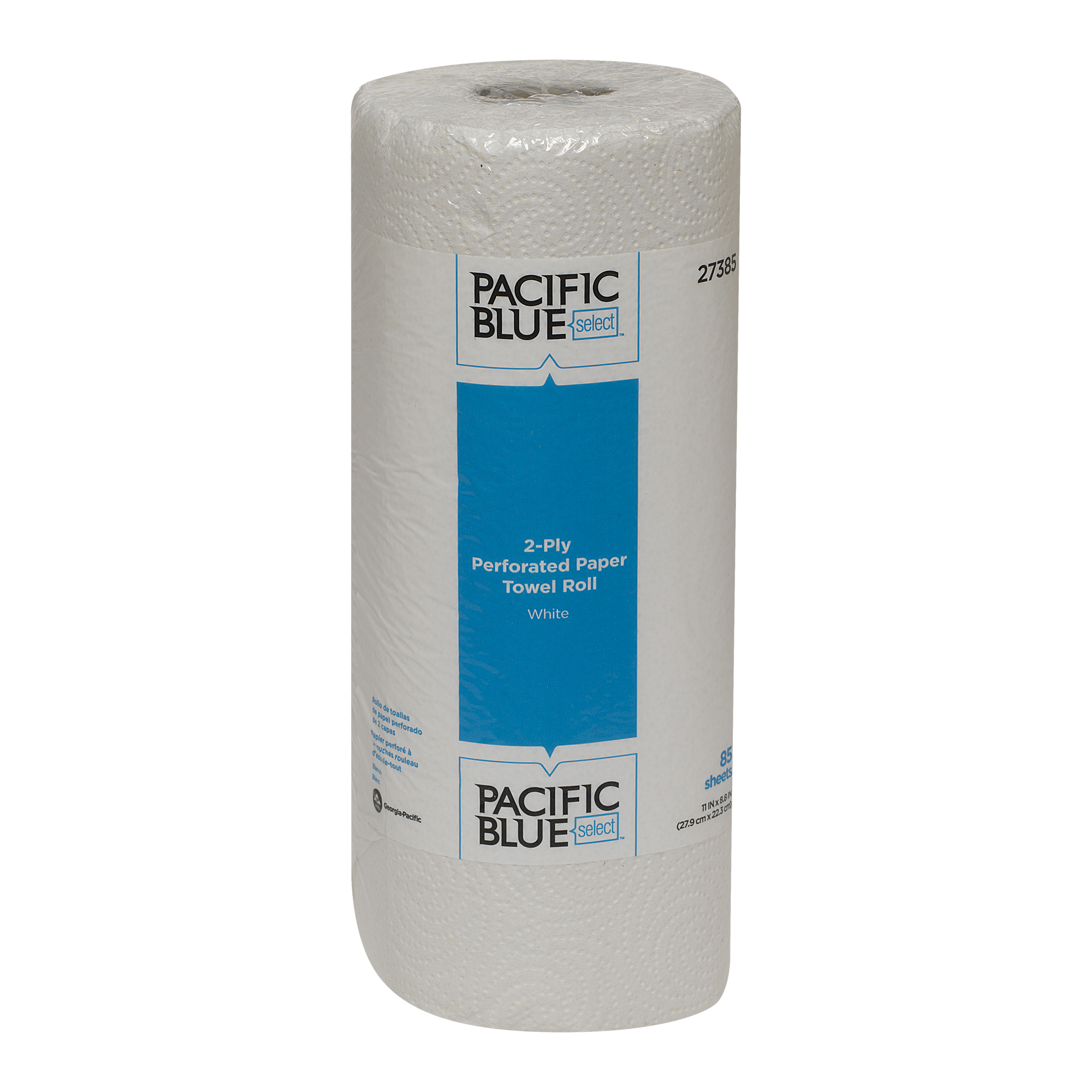 Pacific Blue Select, 2 Ply Perforated Roll Towels, White