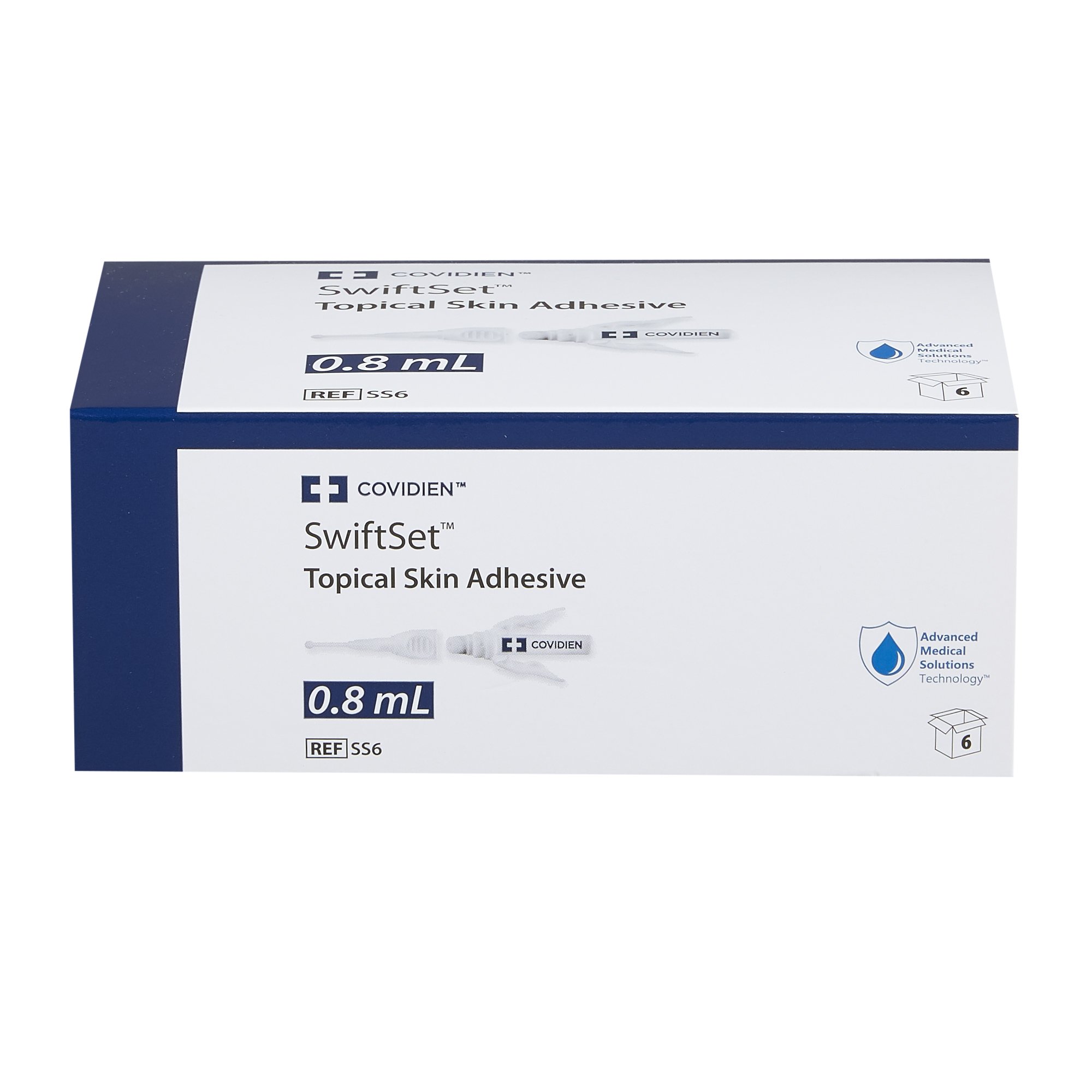 SwiftSet Liquid Skin Adhesive with Dome Applicator Tip, 0.8 ml