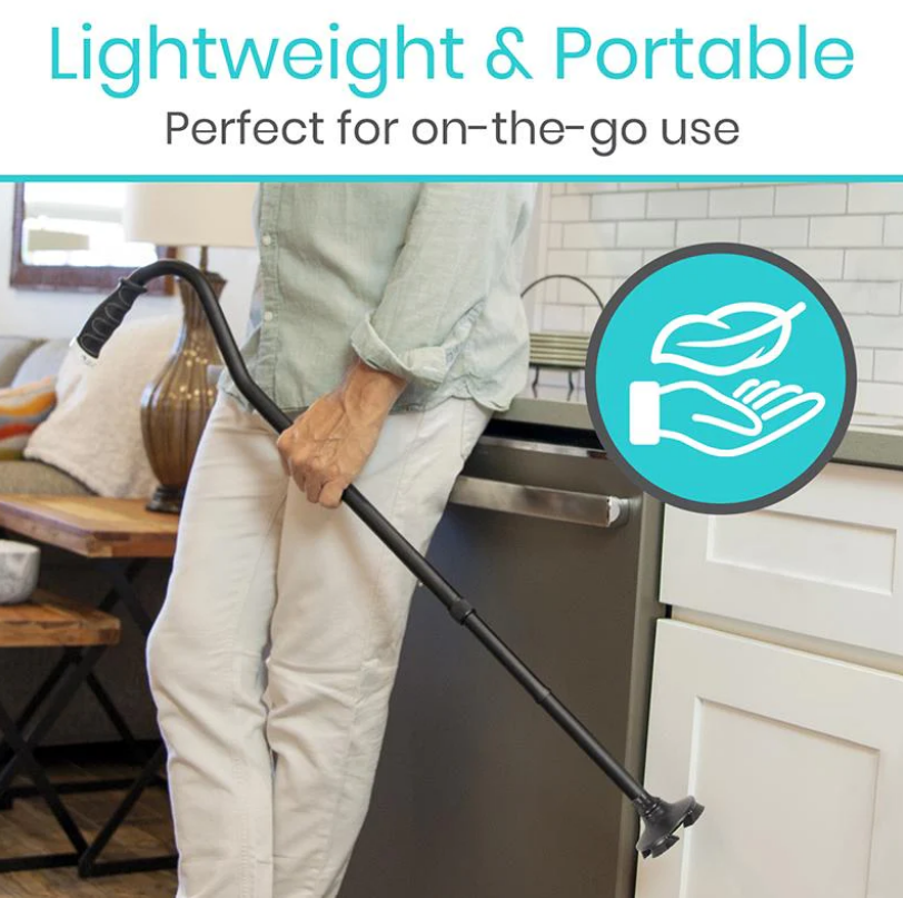 Folding Offset Swivel Cane