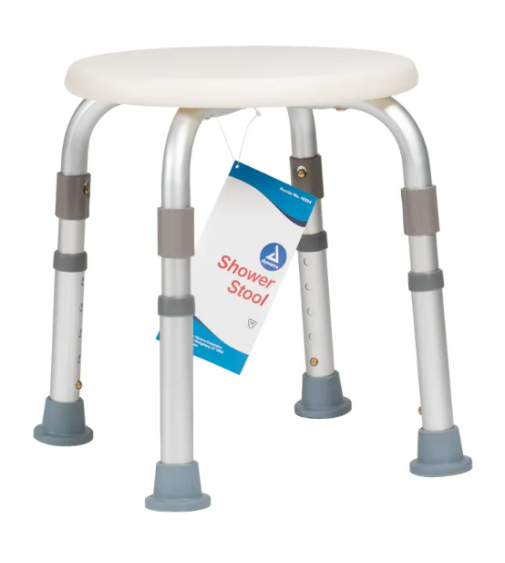 Shower Stool, White