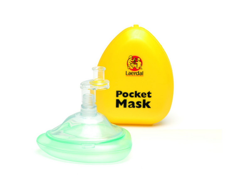 CPR Resuscitation Mask with Case Pocket