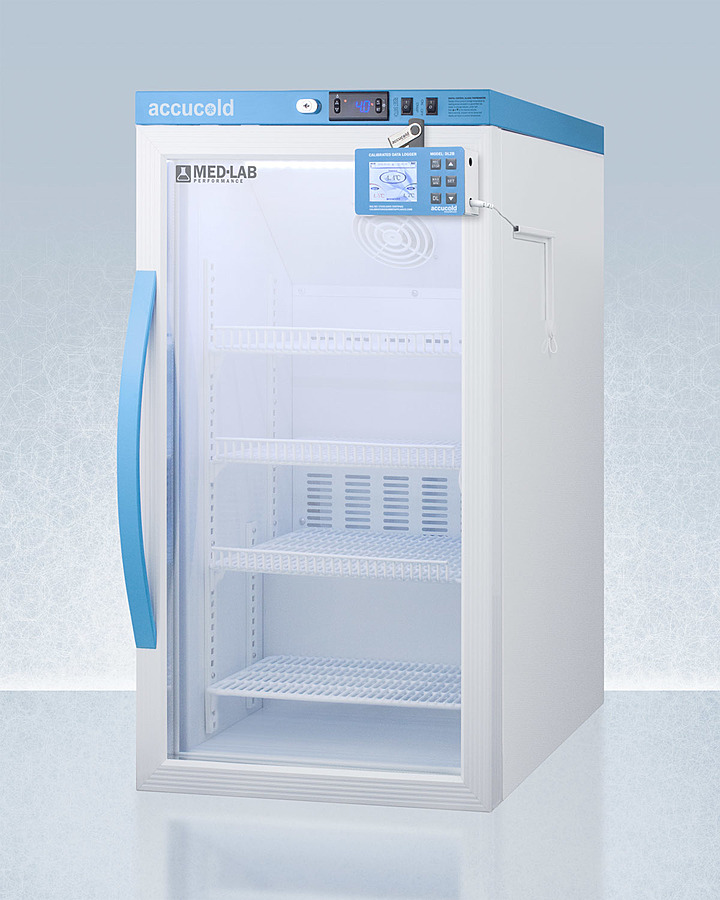 3 Cu Ft Counter Height Laboratory Refrigerator with Factory Installed DDL