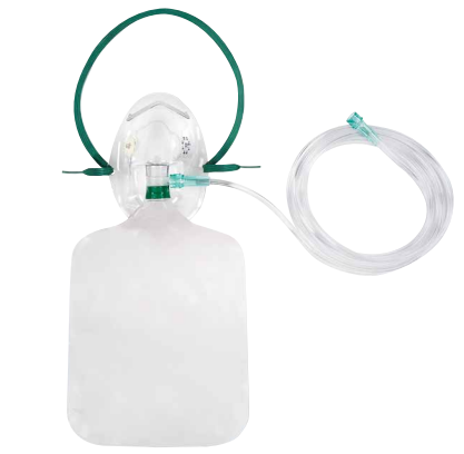 AirLife Oxygen Masks, Adult, Vinyl, Under the Chin Style