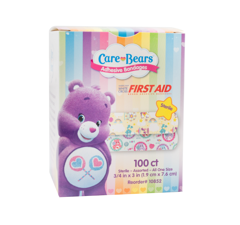 American White Cross, Care Bears Adhesive Bandages, 3/4" x 3"