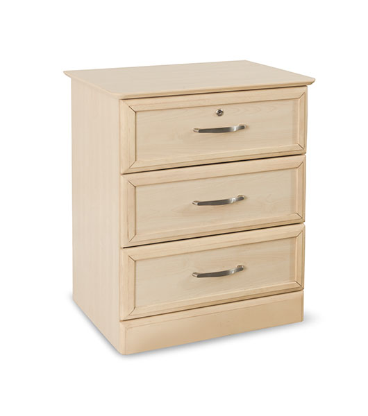 Hamilton Collection 3 Drawer Bedside Cabinet