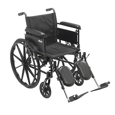 Cruiser X4 Lightweight Dual Axle Wheelchair with Adjustable Detachable Arms