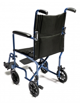 19" Lightweight Aluminum Transport Chair