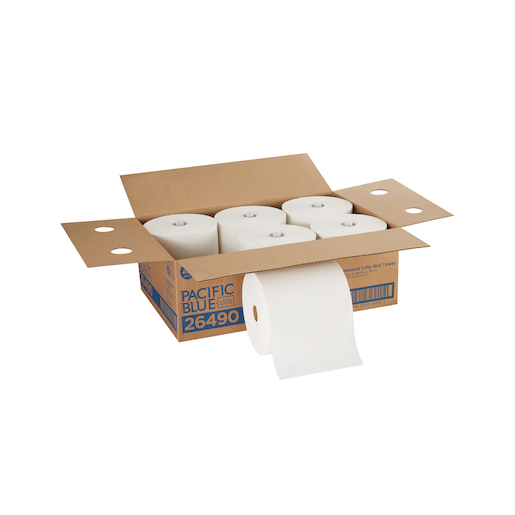 Pacific Blue Ultra 8" High Capacity Recycled Paper Towel Roll