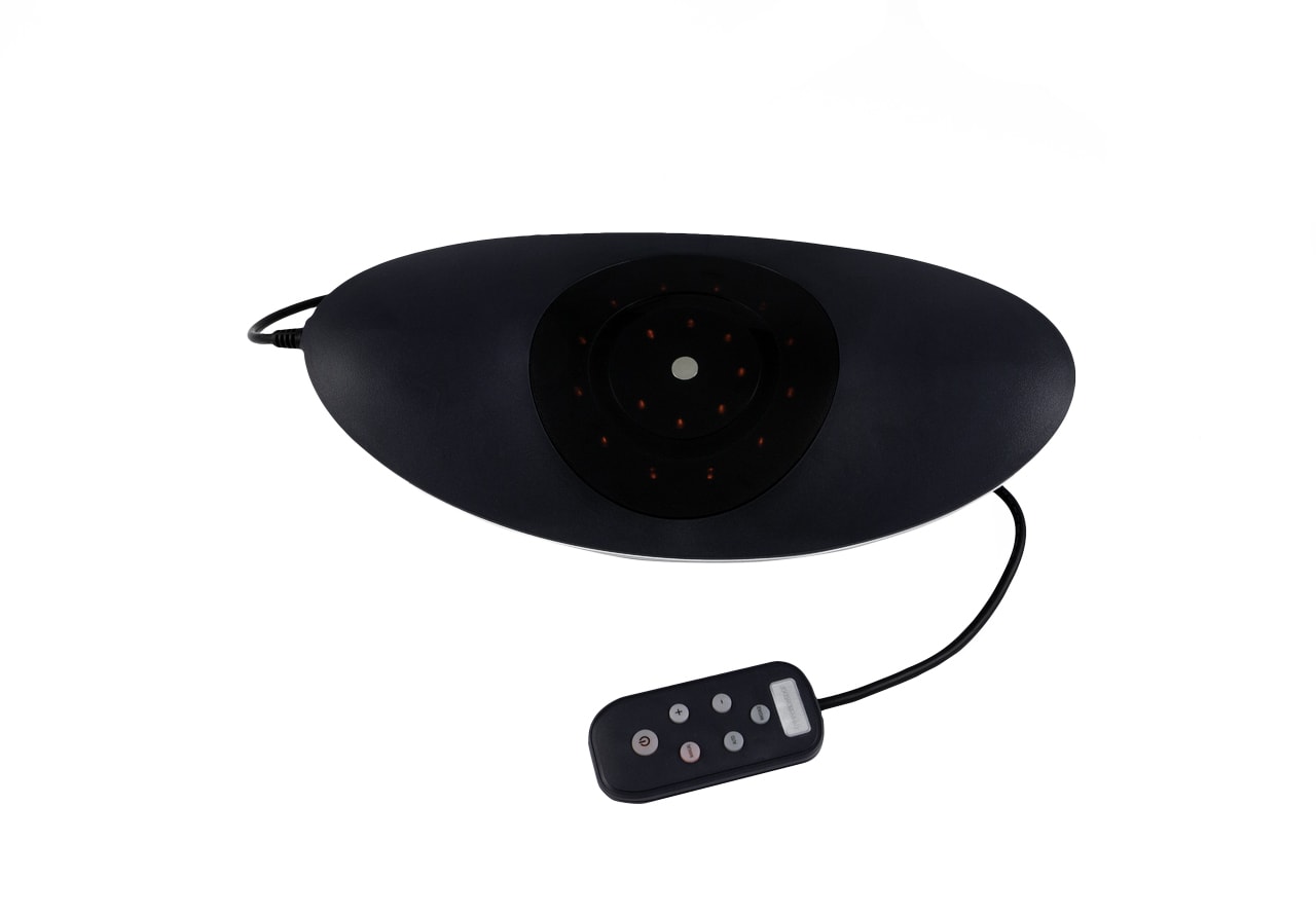 Back Pain Relief Low Back Stretcher with Vibration Massage, Infrared Heat, and Air Pressure Spinal Decompression