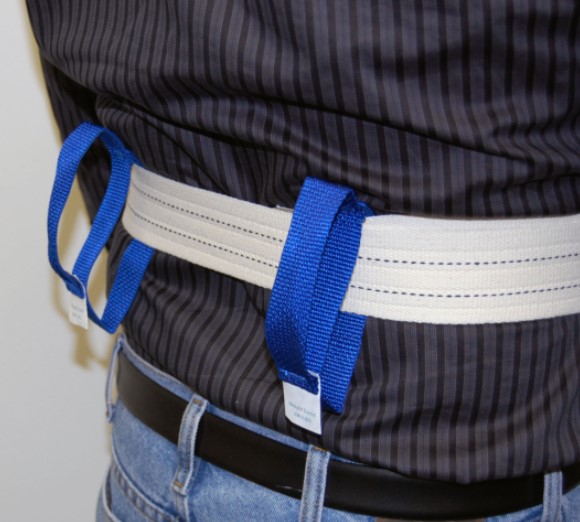Deluxe Rubber Gait Belt Handles - 6/PK