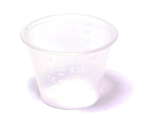 Pro Advantage Translucent Medicine Cup, 1 oz, Disposable P250550