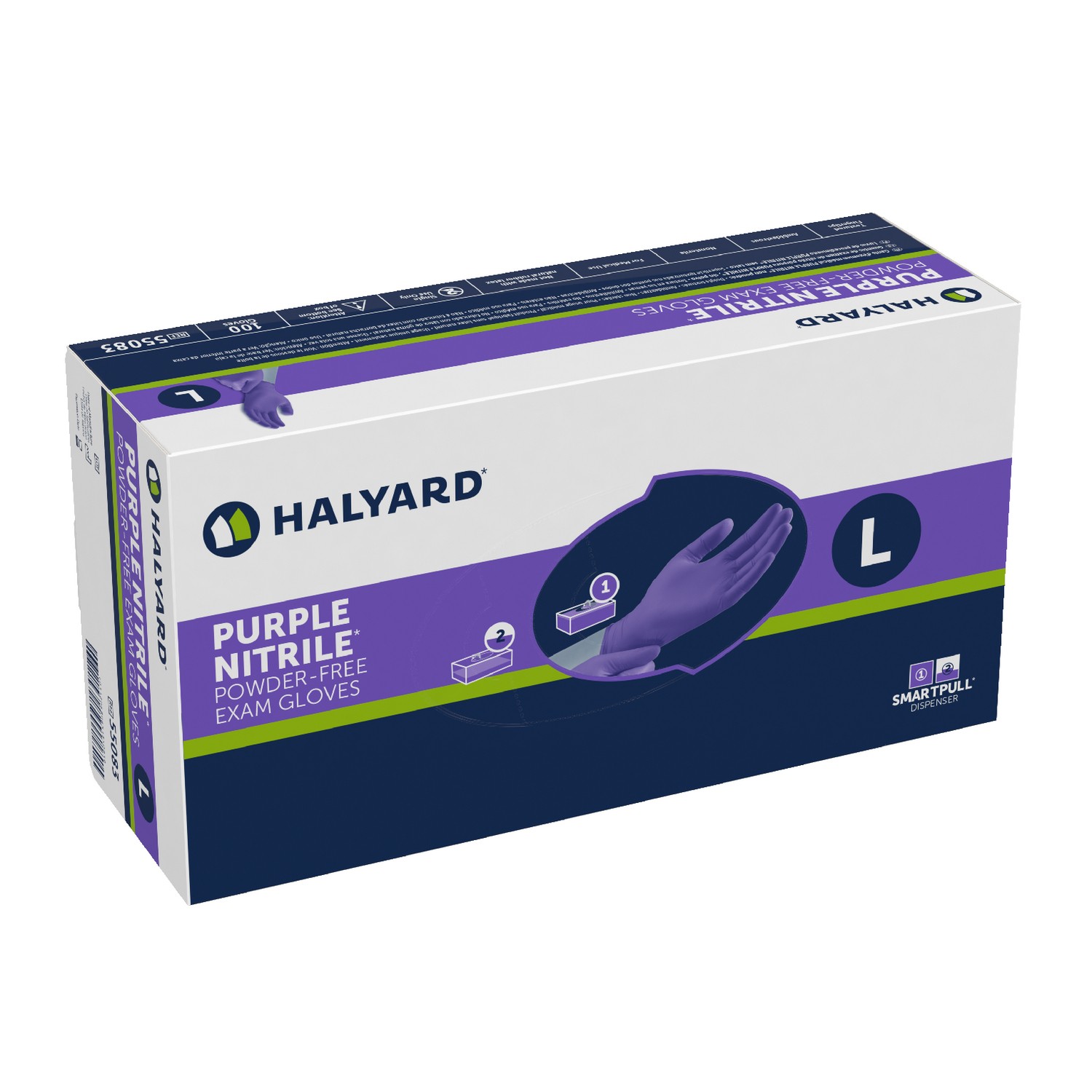 Nitrile Exam Gloves, Sterile, Singles, Beaded Cuff