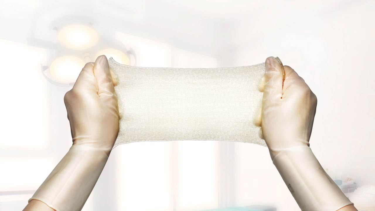 Exufiber Gelling Fiber Dressing with Superior Fluid Retention
