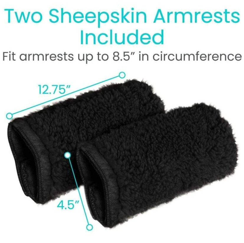 Sheepskin Wheelchair Armrest