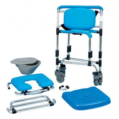 Ocean Wheeled Shower Commode Chair