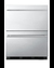 24" Wide 2-Drawer All-Refrigerator, ADA Compliant, Stainless Steel