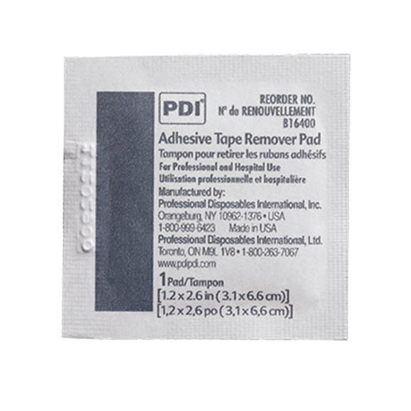 Adhesive Tape Remover Pad, 1.25" x 2.625"