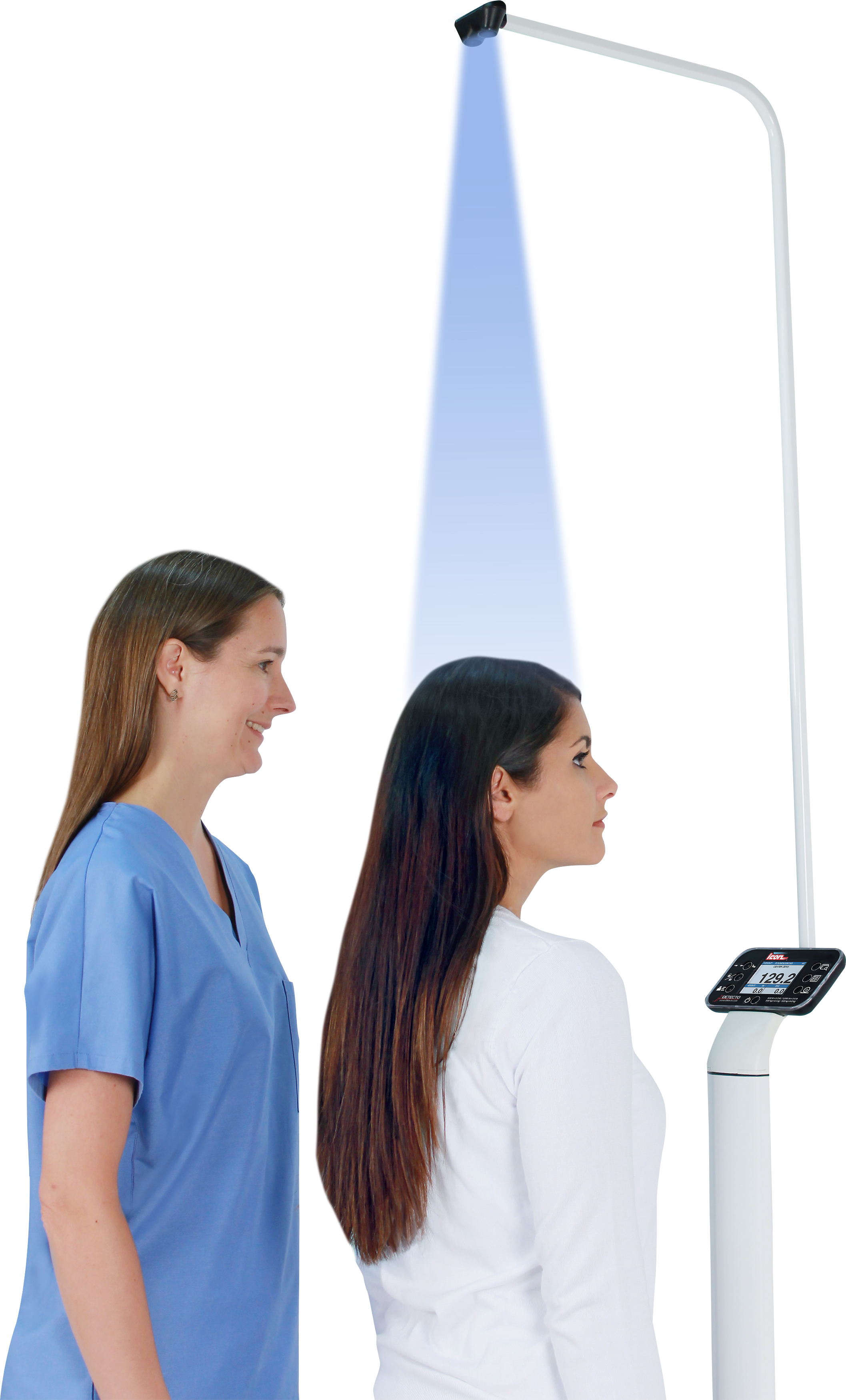 Icon Physician Scale With Sonar Height Rod