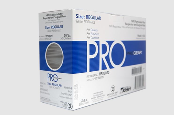 ProGear N95 Particulate Filter Respirator & Surgical Mask