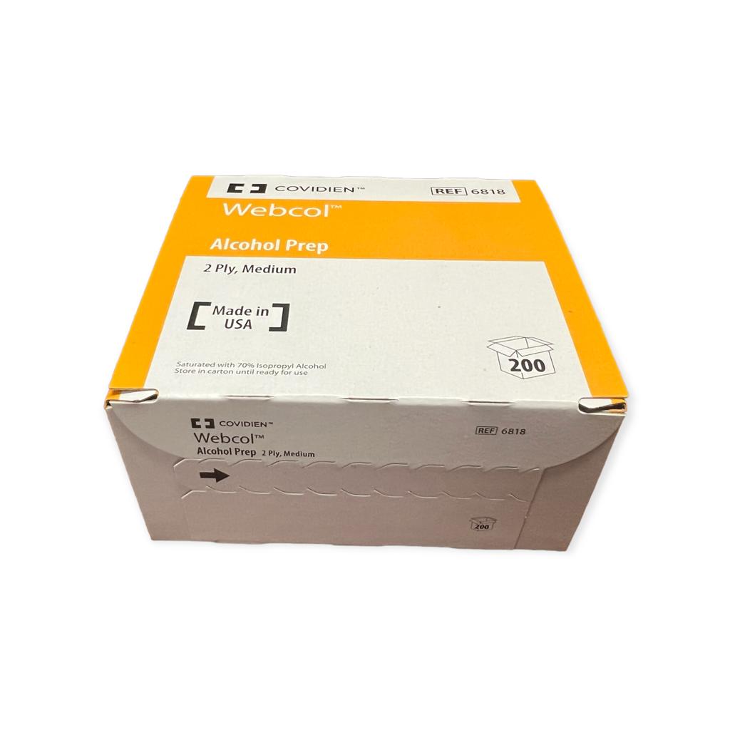 Alcohol Prep Pad Medium 2-Ply